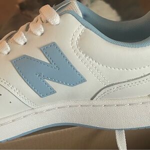 New Balance Sneakers in White and Blue NWT in box